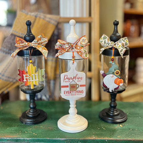 Fall Themed Apothecary Jar