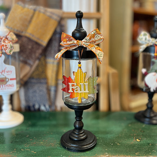 Fall Themed Apothecary Jar