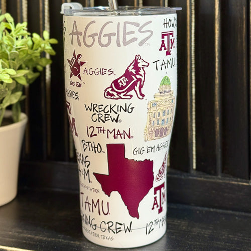 Collegiate Themed Tumbler