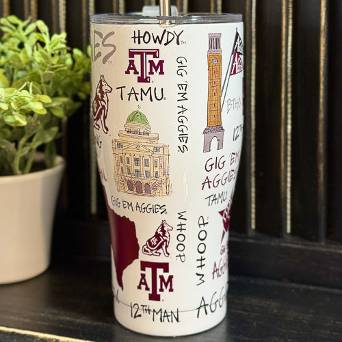 Collegiate Themed Tumbler