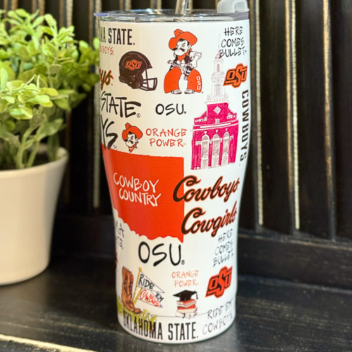Collegiate Themed Tumbler
