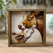 Cute Cow Framed Art