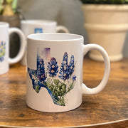 Texas Mug with Wildflowers