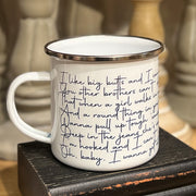 Song Lyrics Mug