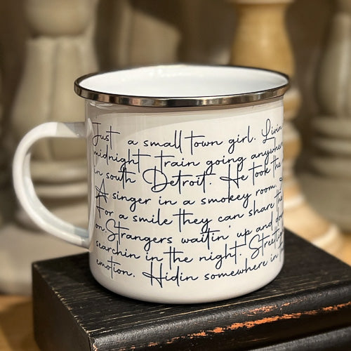 Song Lyrics Mug