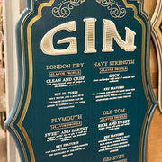 Gin & Whiskey Sign