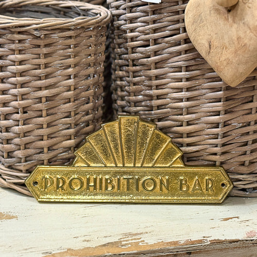 Prohibition Bar Wall Plate