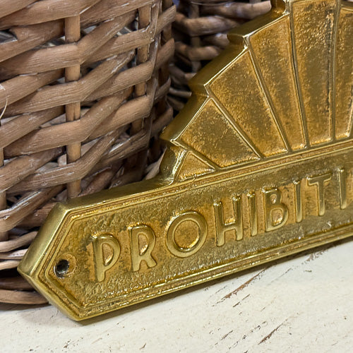 Prohibition Bar Wall Plate