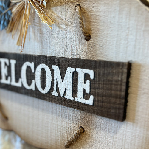 Pumpkin Welcome Sign