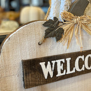 Pumpkin Welcome Sign