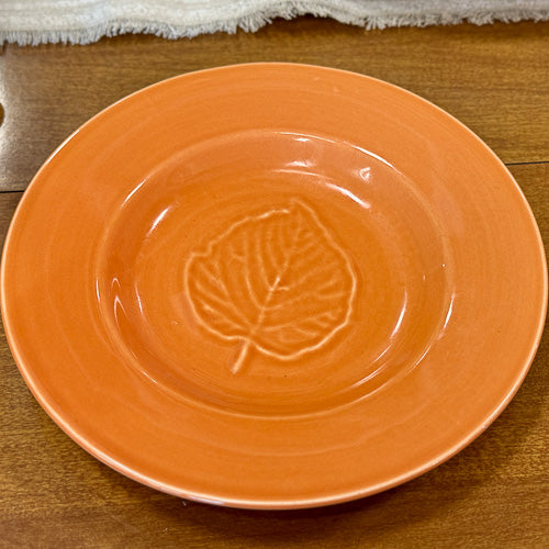 Orange Leaf Plate