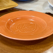 Orange Leaf Plate