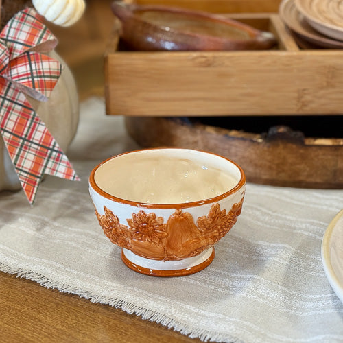 Small Fall Pumpkin Bowl