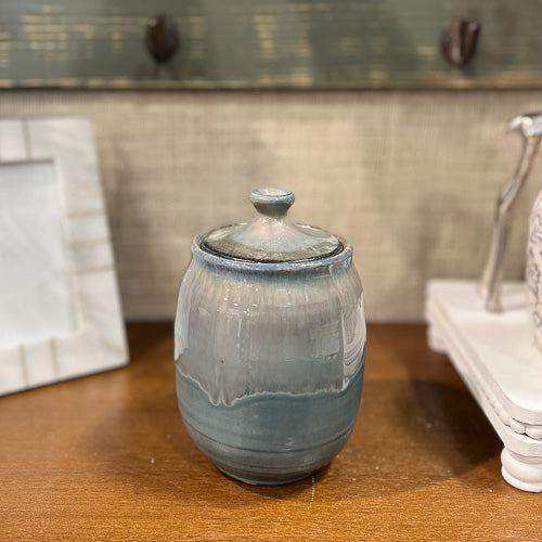 Blue Pottery Vase