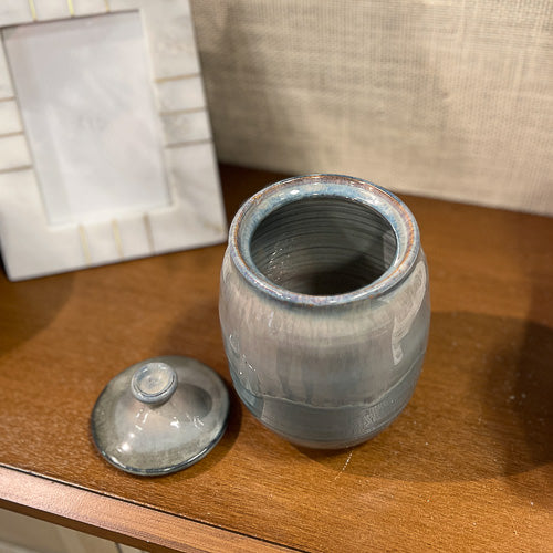 Blue Pottery Vase