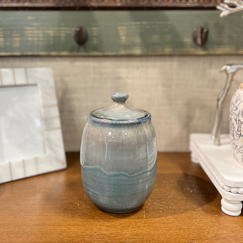 Blue Pottery Vase
