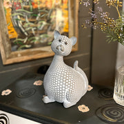 Gray Cat Figurine