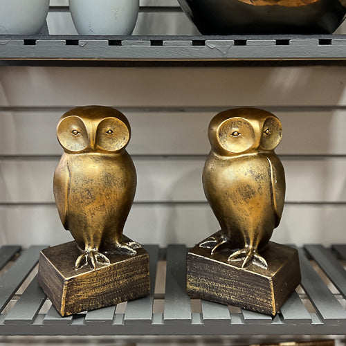 Owl Bookends Set