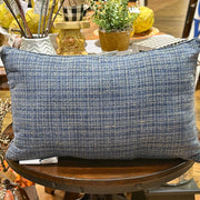 Blue Leaves Pillow
