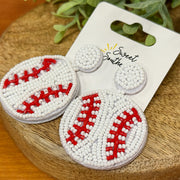 Baseball Earrings