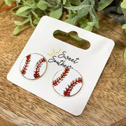 Baseball Earrings