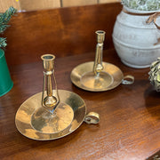 Brass Swivel Candle Holder