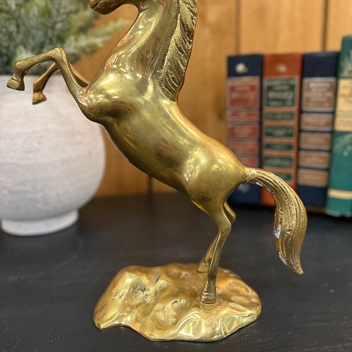Brass Horse Statuette