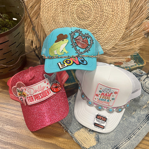 Embellished Trucker Hat