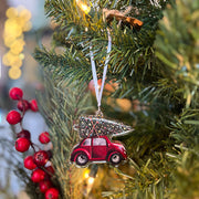 Car With Tree Ornament