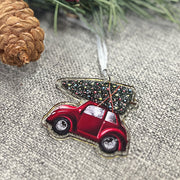 Car With Tree Ornament