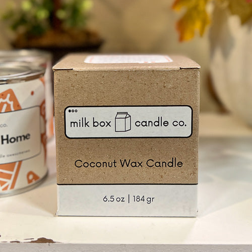 Milk Box Home Candle