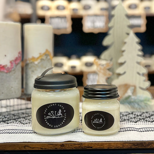 Christmas Scent Mason Jar & Apothecary Candle