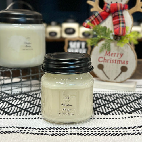 Christmas Scent Mason Jar & Apothecary Candle