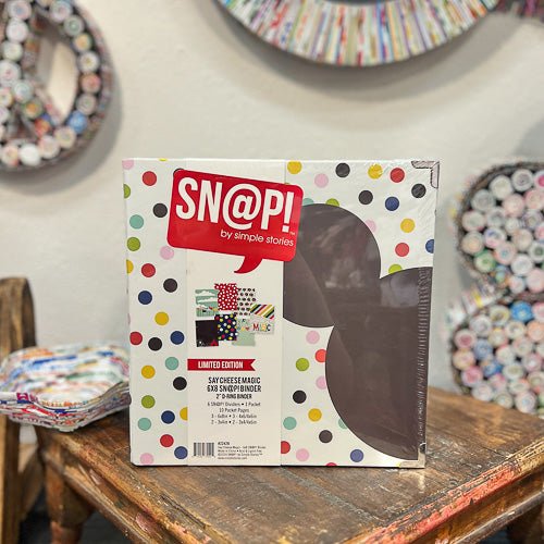 Polka Dot Scrapbook Binder