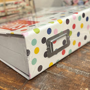 Polka Dot Scrapbook Binder
