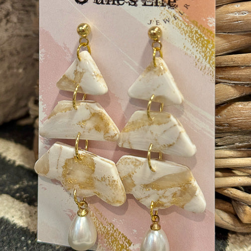 Clay Christmas Earrings