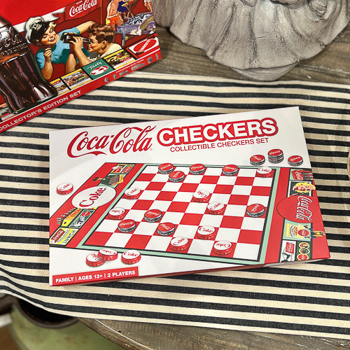 Coca-Cola Checkers Set