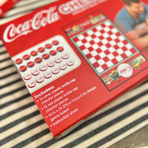 Coca-Cola Checkers Set