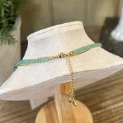 Soft Green Crystal Necklace