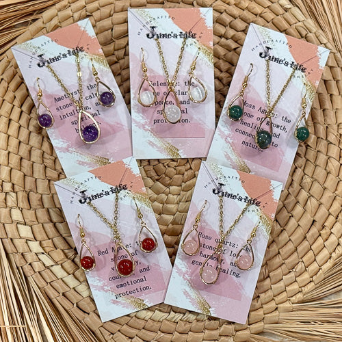 Stone Jewelry Set