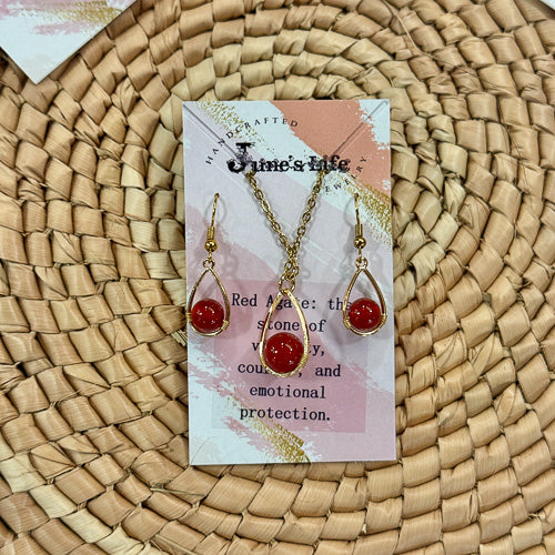 Stone Jewelry Set