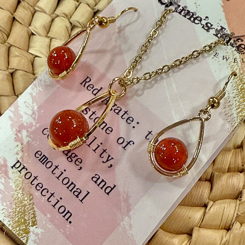 Stone Jewelry Set