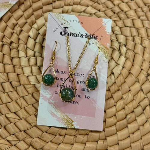 Stone Jewelry Set