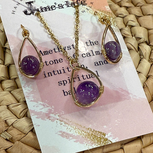 Stone Jewelry Set