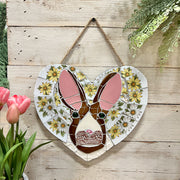 Mosaic Daisies Rabbit