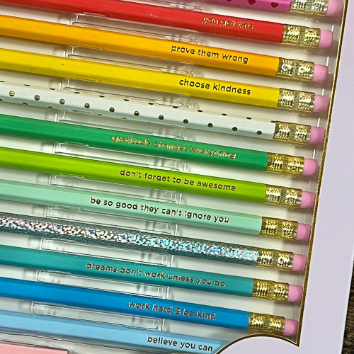 Motivational Pencil Set