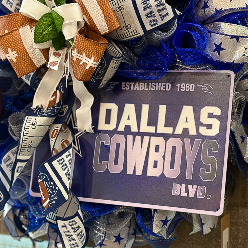 Dallas Cowboys Blvd Wreath