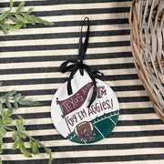 Collegiate Stone Ornament