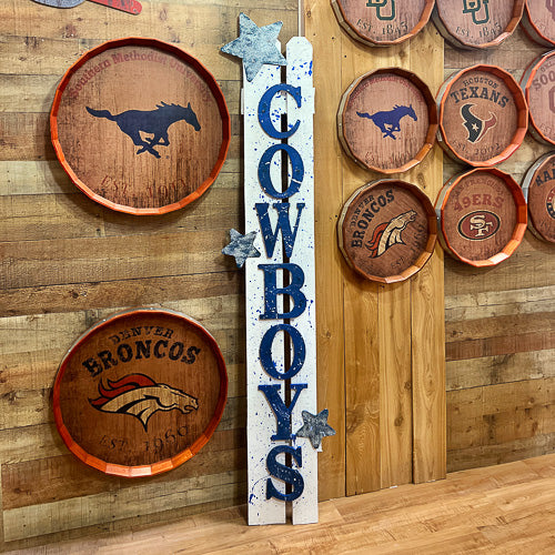 Standing Cowboys Sign