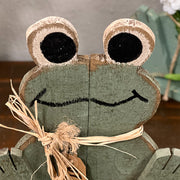 Wooden Frog Decor